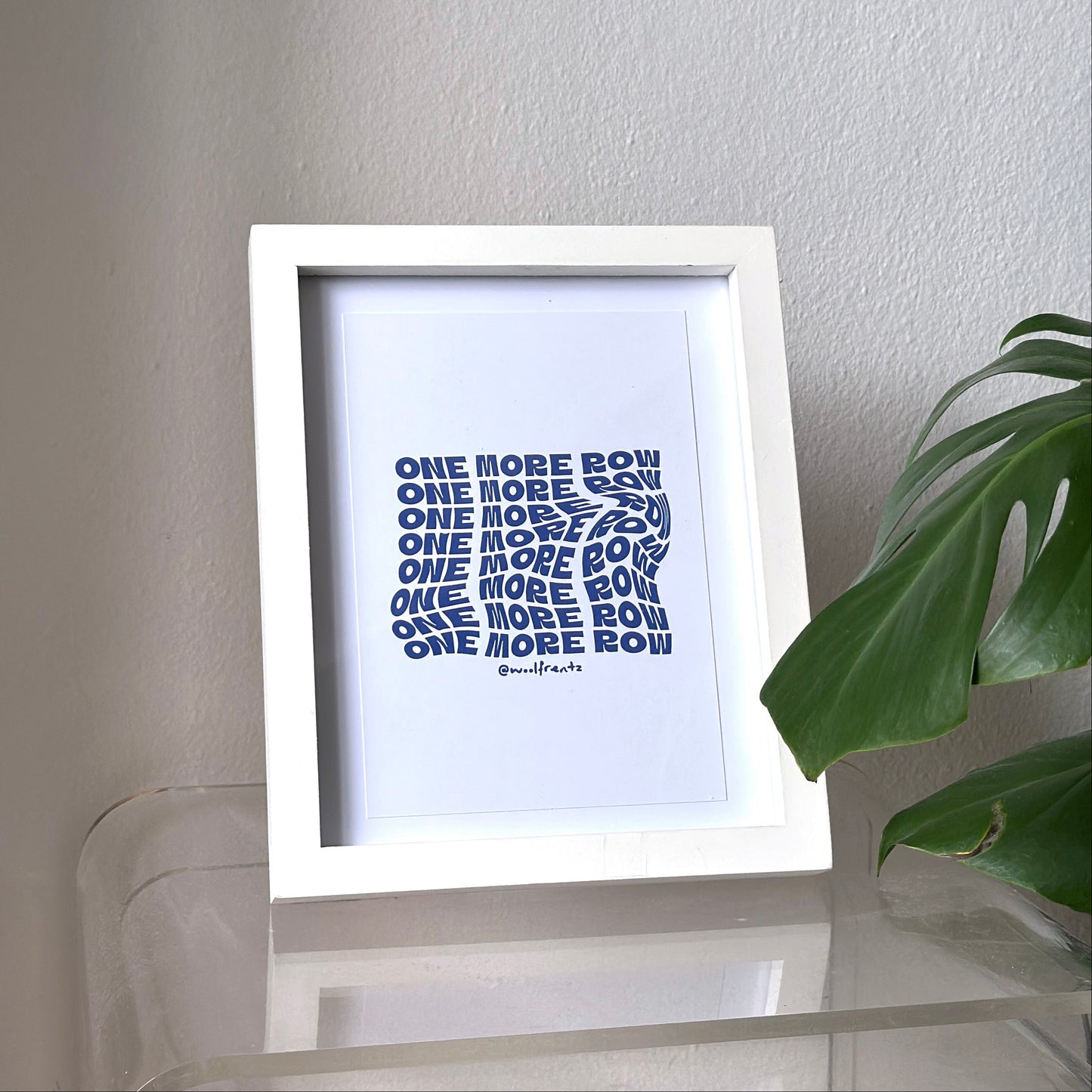 A5 Print | one more row