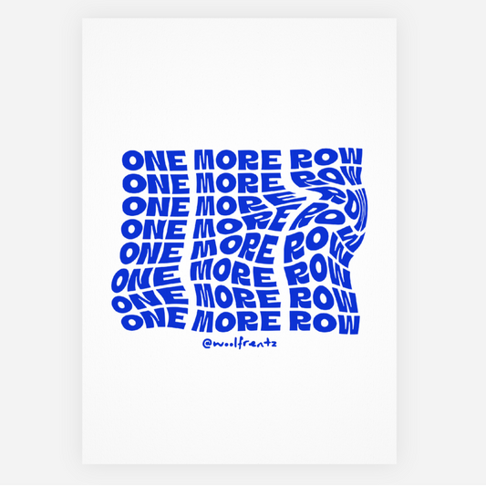 A5 Print | one more row