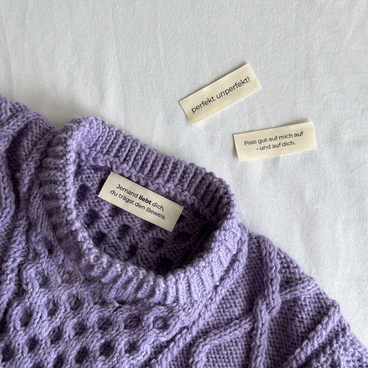 6er Set Labels | Liebe