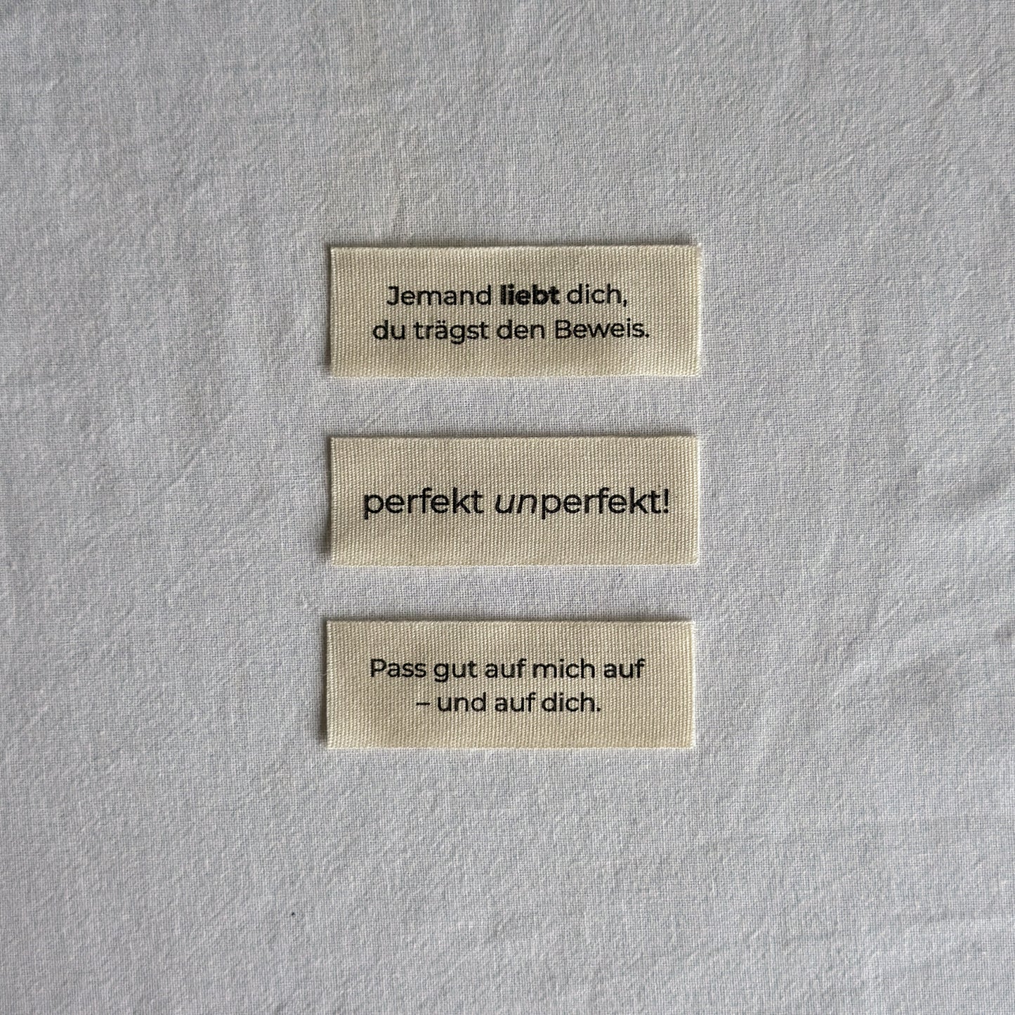 6er Set Labels | Liebe